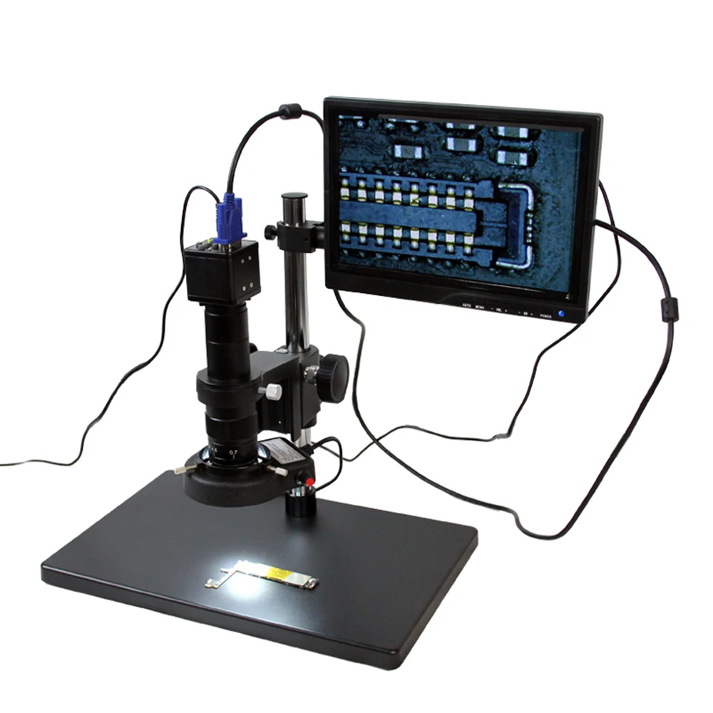 TBK-10A HD 10~180x Professional Microscope desktop microscope professional For Iphone BGA CPU Maintenance industrial video