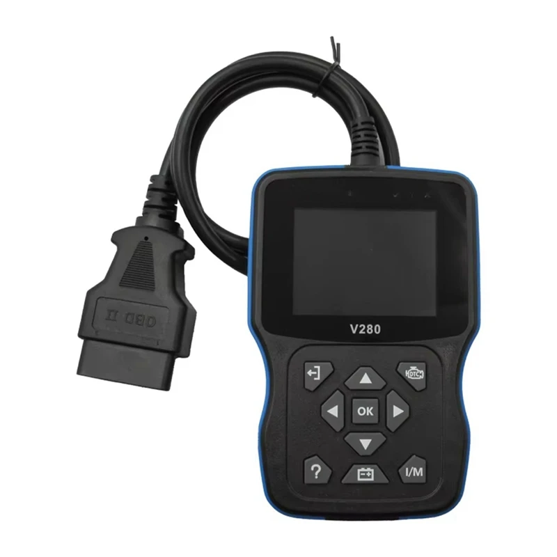 V280 Car OBD2 Scanner Professional Car Diagnostic Scanner Tools Check Engine Check Battery Automotive Code Reader