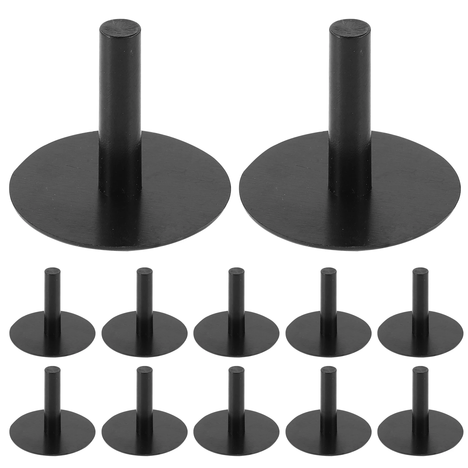 

30 set Fixing Bracket 30 Sets Black Plastic Monitor Stand for Car Dashboard Toys Display Mount Action Figure Base