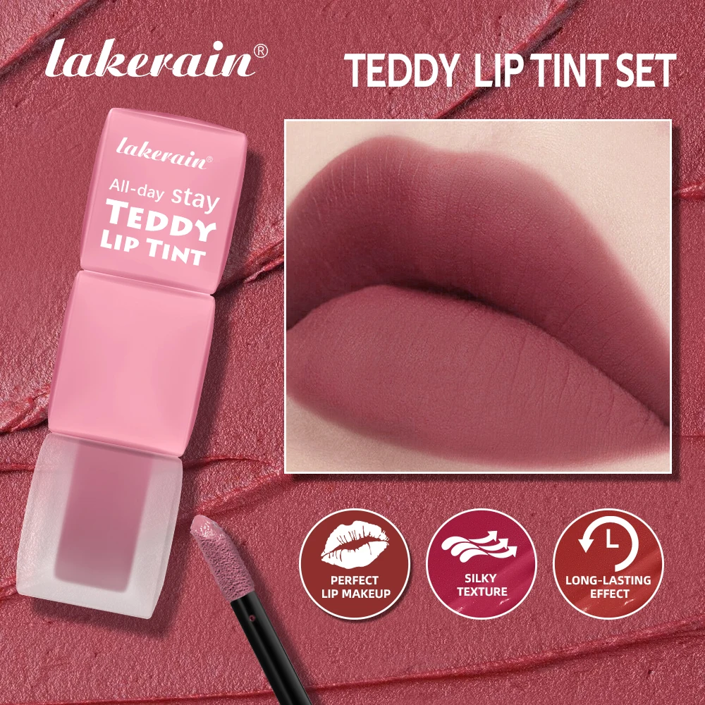 マットリップティント 防水 長持ちする着色 カップにくっつかない リップグロス 優しい質感 軽量リップスティック ナチュラルメイク