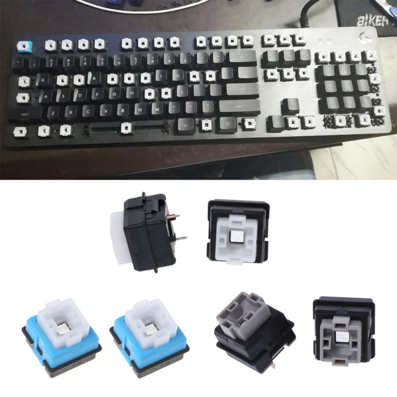 5pcs/set Original Romer-G Switch B3K-T13L Axis for Logitech G910 G810 G310 G413 G512 G513 G Pro Mechanical Keyboard view 2