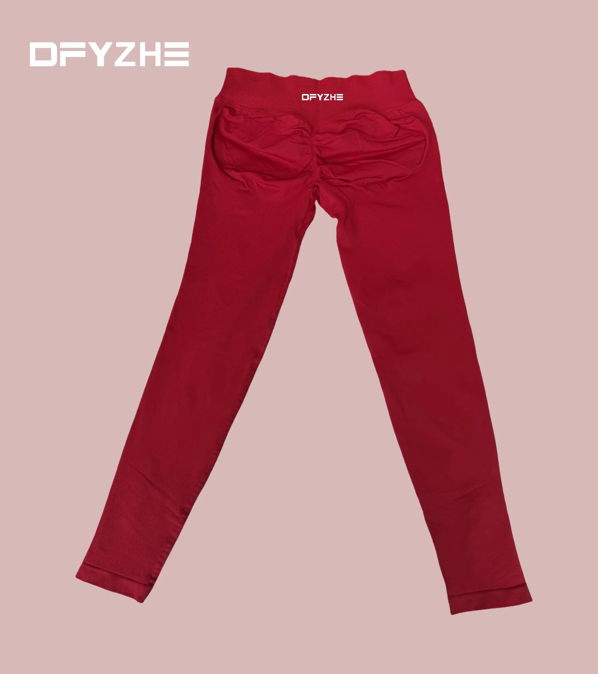 DFYZHE damesbroekenset met korte mouwen en ronde hals, yoga-legging, fitness-sportkleding, tweedelige set, fietsen en hardlopen