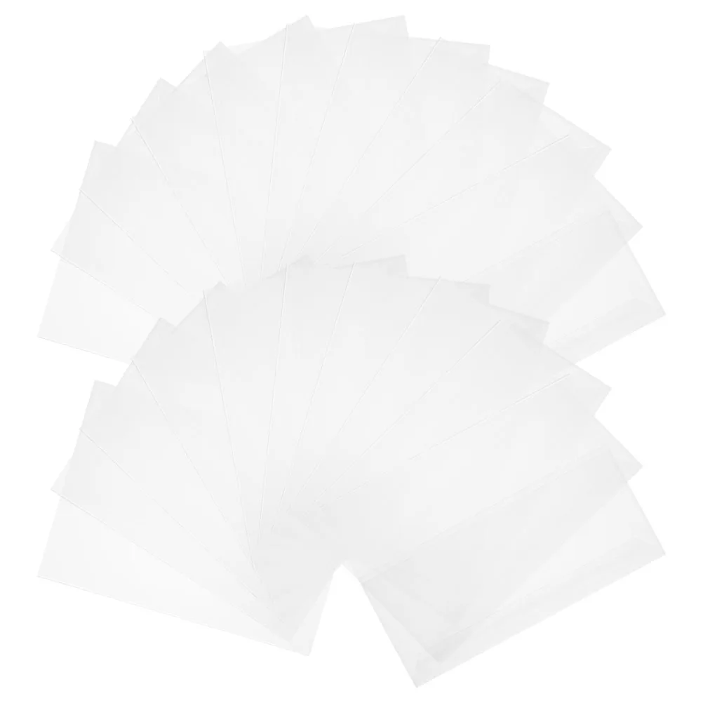 20 pçs plástico transparente à prova dwaterproof água livro cobre mangas protetoras para livros didáticos jaquetas de livro transparente para a escola