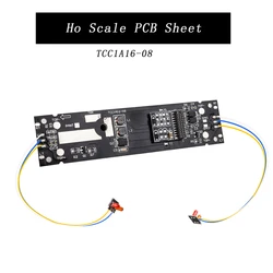 1pc 1:87 HO Train Toy Accessories IC Circuit PCB Board Compatible Train Head With Light and Speaker