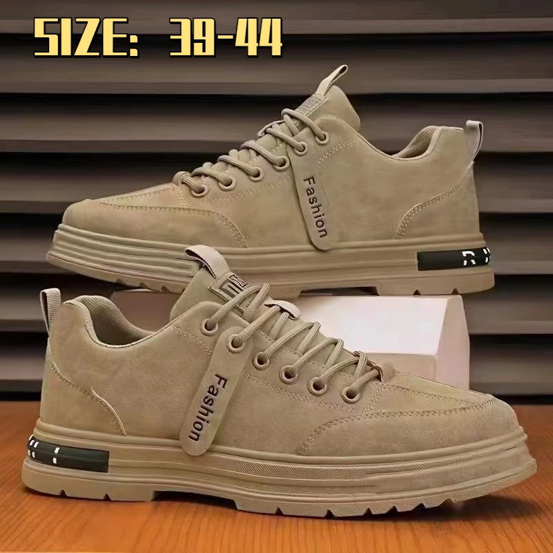 

Men Casual Sneakers 2024 High Quality Comfortable High Top Ankle Boot Chelsea Causal Combat Sprot Shoes Versatiled Hombres Shoes