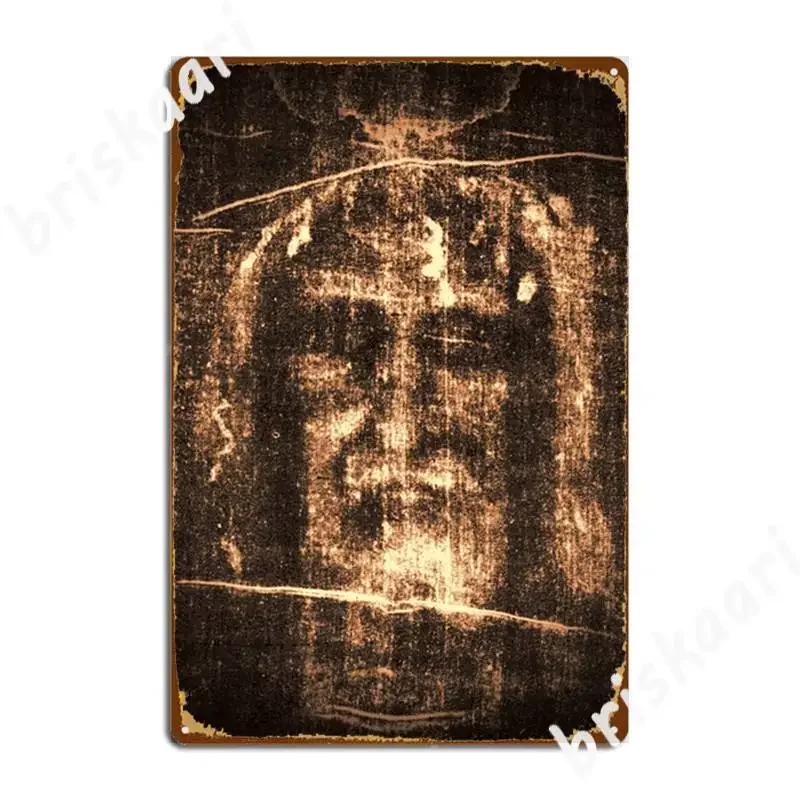 Jesus Shroud Of Turin Metal Plaque Poster Pub Create Wall Cave Funny Personalized Tin Sign Poster