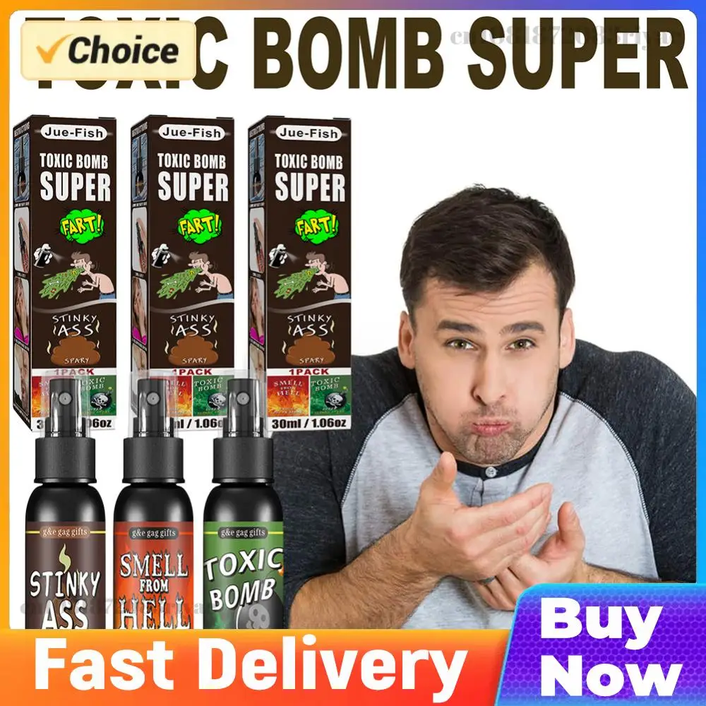 30ml Scheetspray Party Supplies Plastic Stinkende Scheet voor Volwassenen Kinderen Verschrikkelijke Stinkende Scheetspray Niet Giftig Halloween Grappige Speelgoedjes