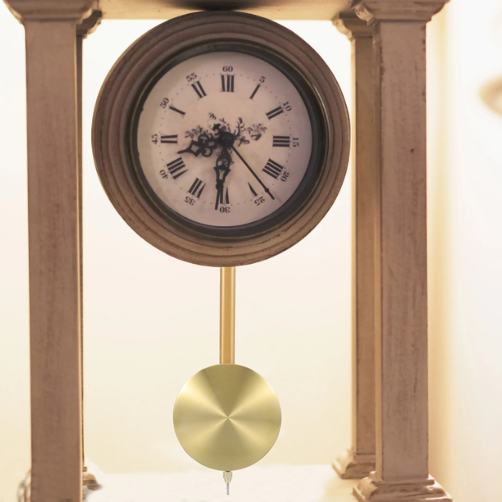 

Wall Clock Pendulum Replacement Metal Pendulum for Wall Clock Longtime Use Home Office Classroom Bedroom Decor
