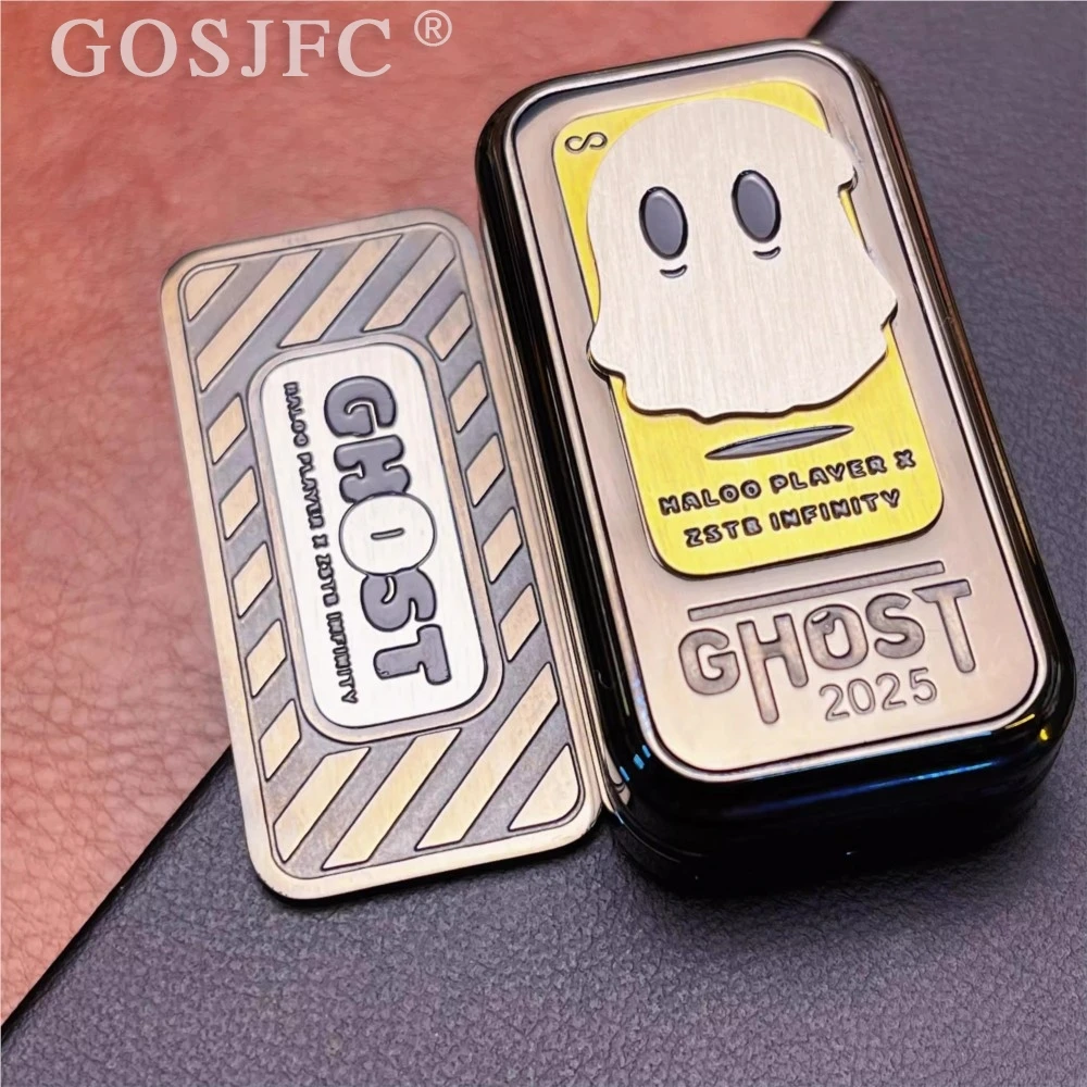 Hooloo EDC 2025 メカニカルゴーストエクストラロングパラグラフ高密度タッチダイレクトプッシュスライダーメカニカルディンディン EDC ストレスリリーフおもちゃ