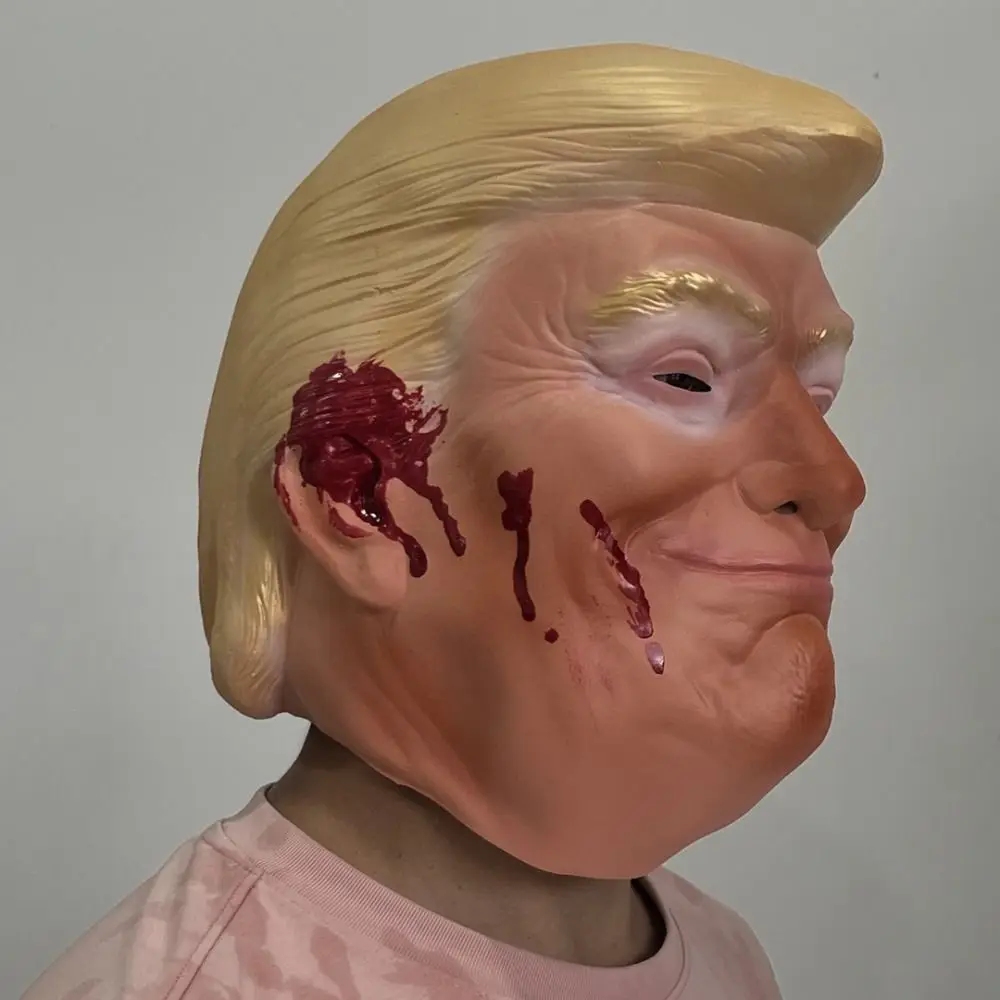 Funny Latex Trump Mask Halloween Magic Head Cover Celebrity Cosplay Dress Up Props