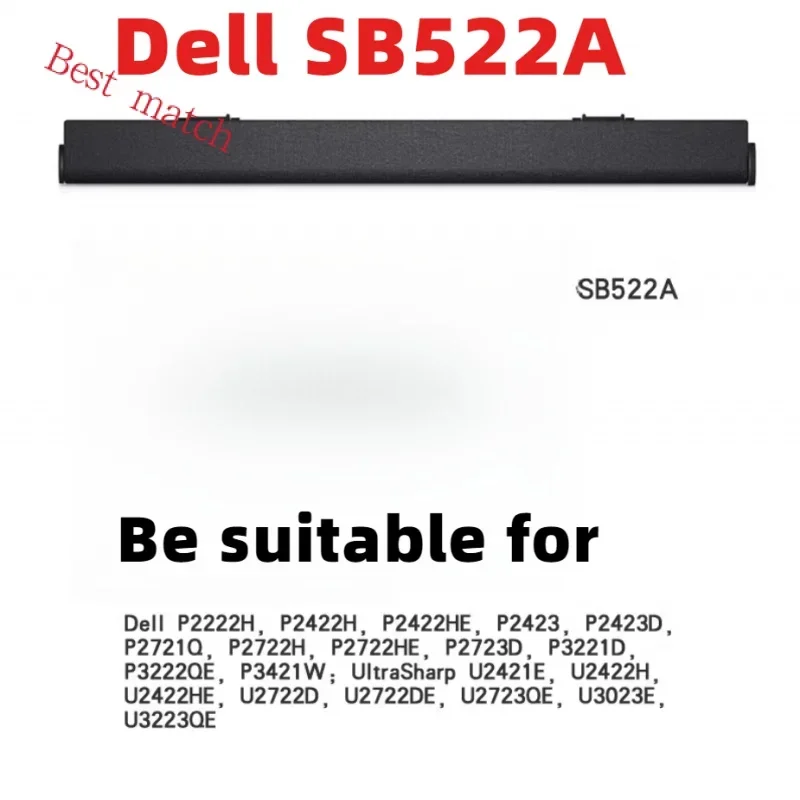 For Dell SB521A SB522A New Slim Bar Magnetic Stereo Speaker