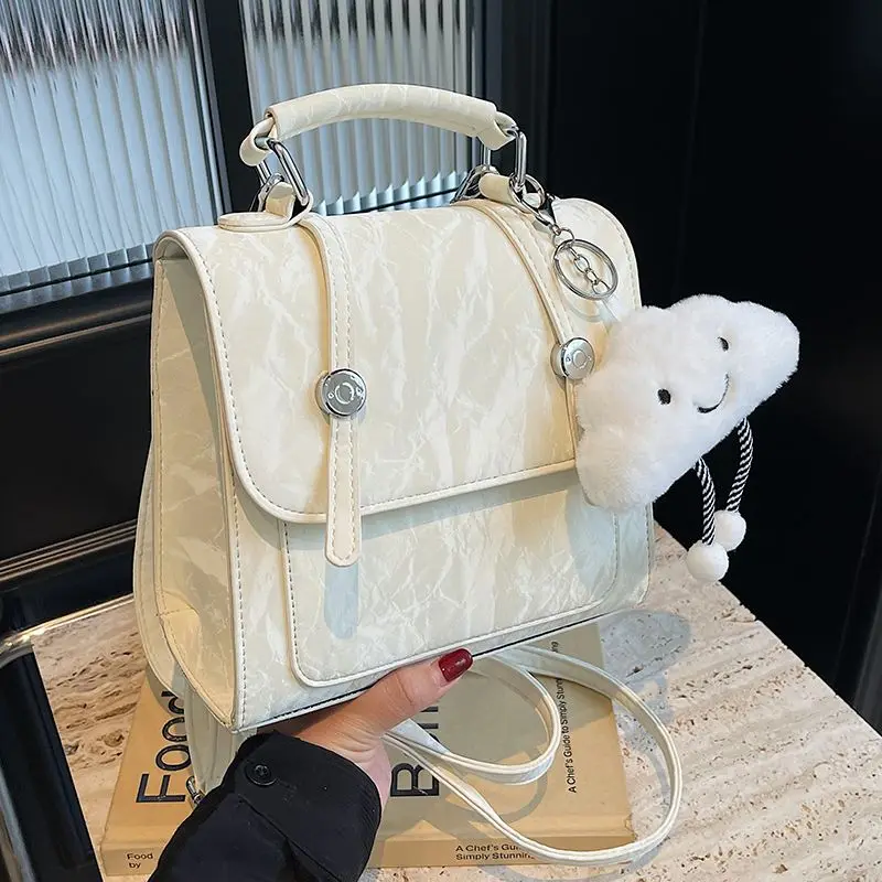 High-end Sense Niche Backpack Bag New Fashion Crossbody Bag Female Ins Style All Matching Shoulder Bag High Appearance Level view 6