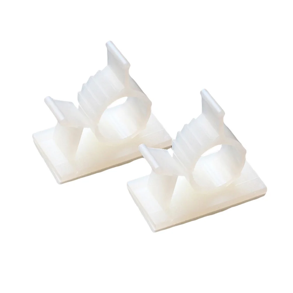 

50Pcs Cable Clips Wire Holder Adjustable Self Adhesive Cord Clips Organizer Cable Clamp Fasteners for Home Office Desk