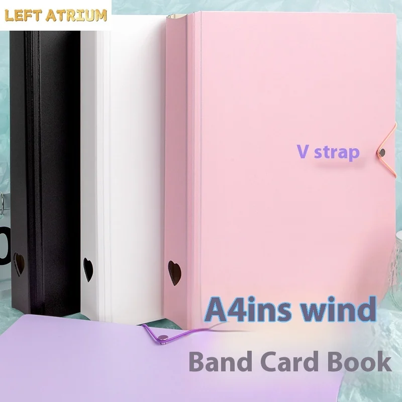 Large Capacity A4 Nine-Grid Photo Album 3-Inch Photo Storage and Collecting Binder for Small Cards Photocard Holder