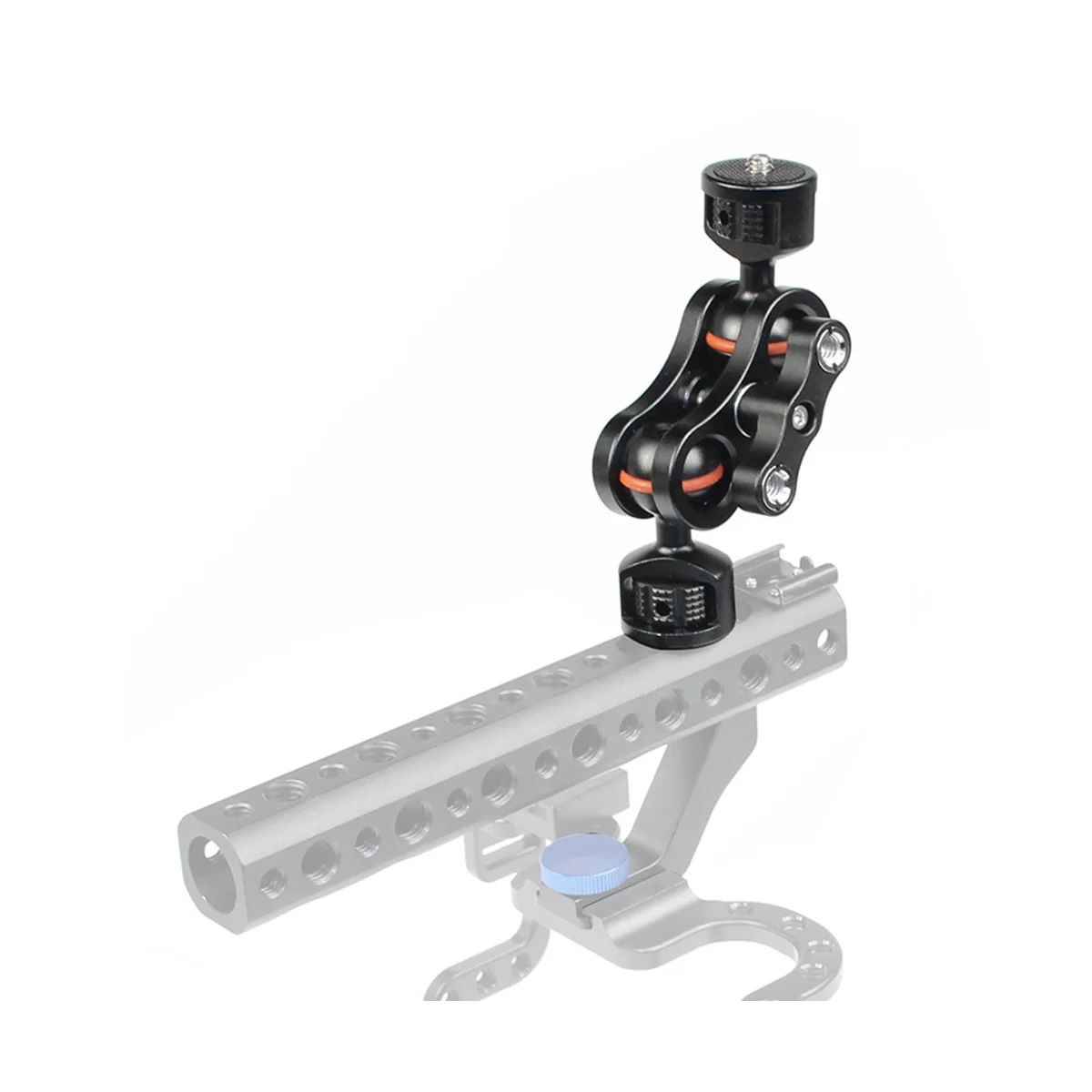 Double Ball Arm Mount 360 Degree Rotatable Arm Ball Mount Camera Gimbal Bracket Arm with 1/4Inch Screw