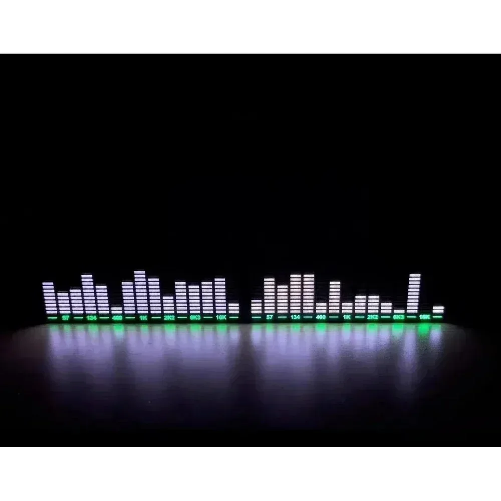 NEW 30-segment White Spectrum Display LED Sound-controlled Music Spectrum Display Pickup Ambient Light Atmospheric Rhythm Light