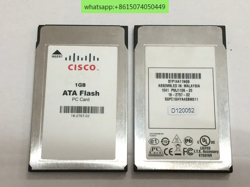 CISCO 1G ATA Flash PC Card CARD Cisco Router CNC Machine PCMCIA Memory Card