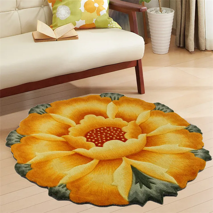 Eco-friendly Flower Shade Carpet Most Comfortable Mats For Baby,dressing ,sitting,study,kitchen,bath Room Etc