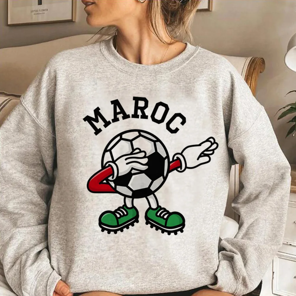 Sweats à capuche Maroc Marocain pour femmes, survêtement Kawaii des années 90, vêtements à capuche, 600