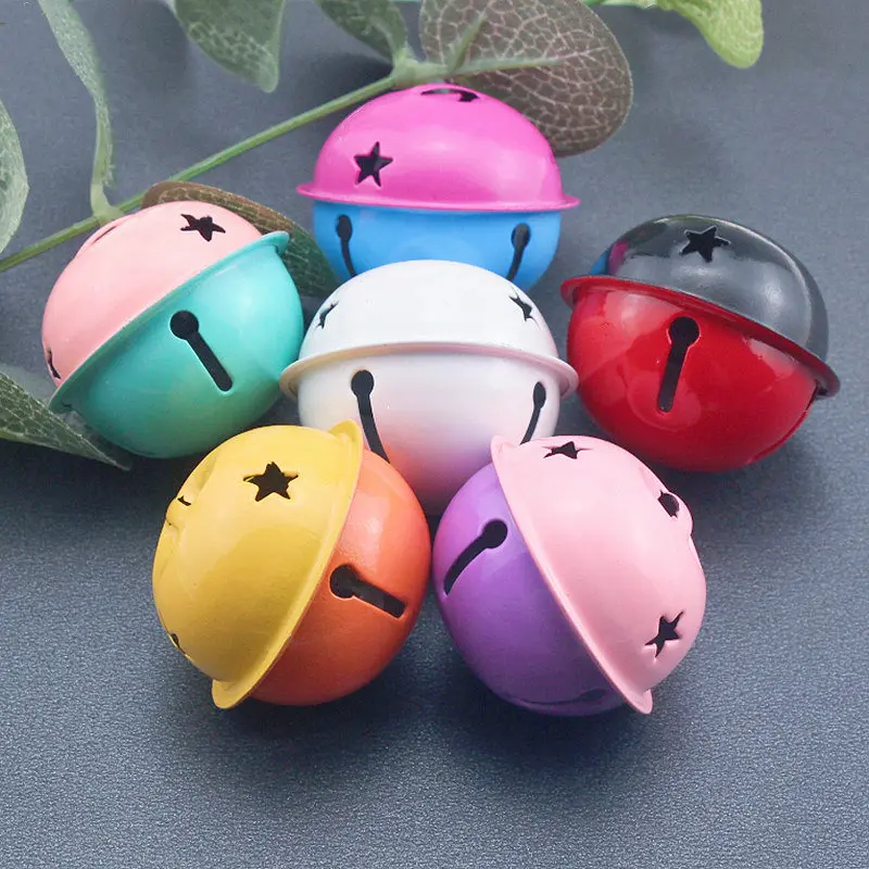 

5Pcs Metal Bells Loose Beads Jingle Ball Wedding Party Christmas Supplies Decoration DIY Crafts Earrings Handwork Accessories