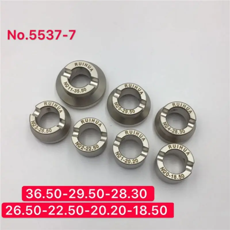 A32HOT-3X Key Closing Waterproof Tool Watch Back Case Opener 7 Size Types Professional Watch Repair Tools Set For Rolex Tudor