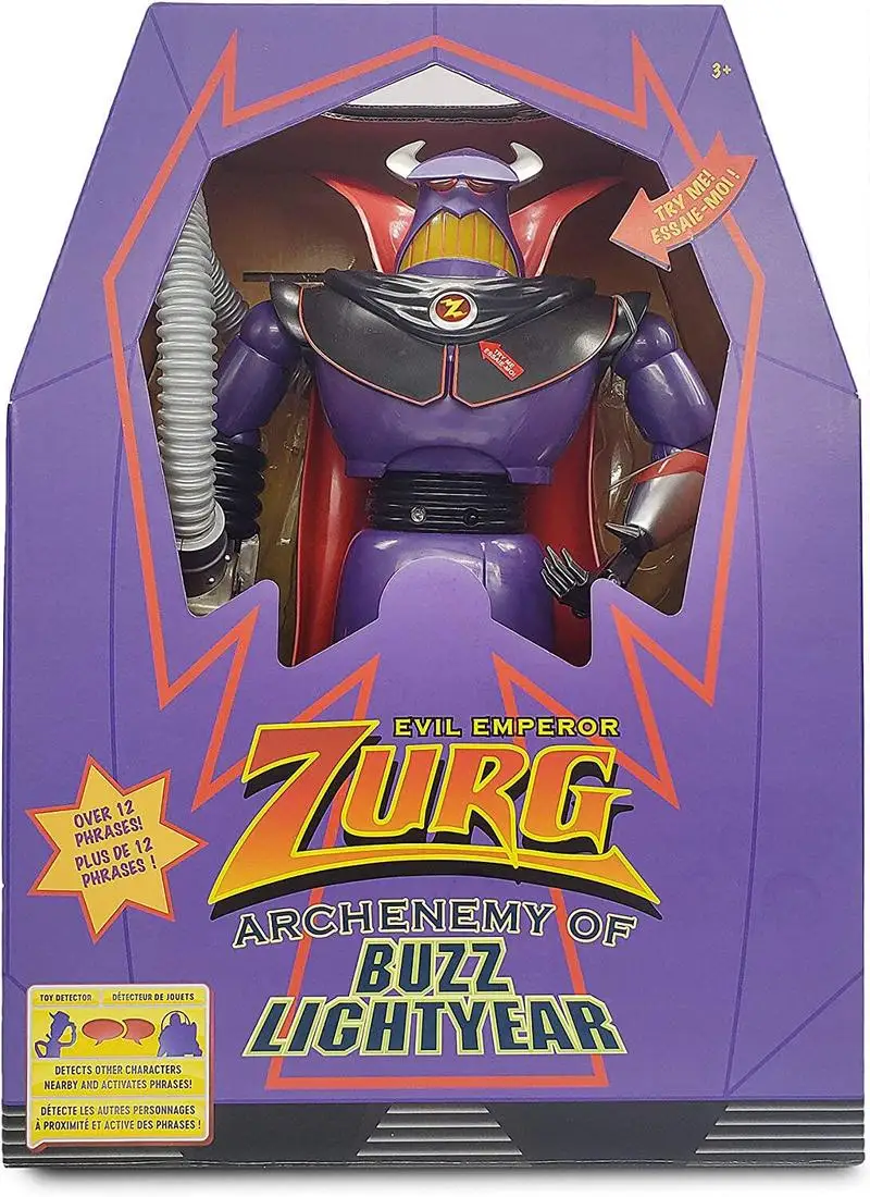 

Evil Emperor Zurg Interactive Talking Action Figure Toy Story 4 Movie Collectible Dialogue Doll With Figure Anime Peripheral