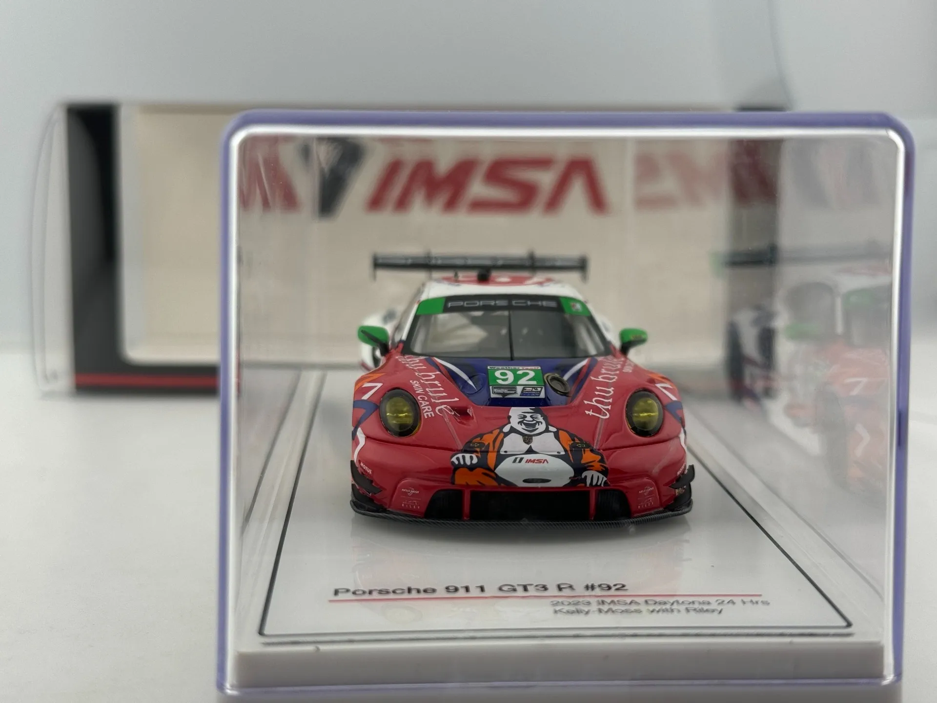 Druckguss TSM Porsche 911GT3 R im Maßstab 1:43 # 92-Automodell zum Sammeln, Spielzeug, Geschenk, Souvenir, Ausstellungsornament