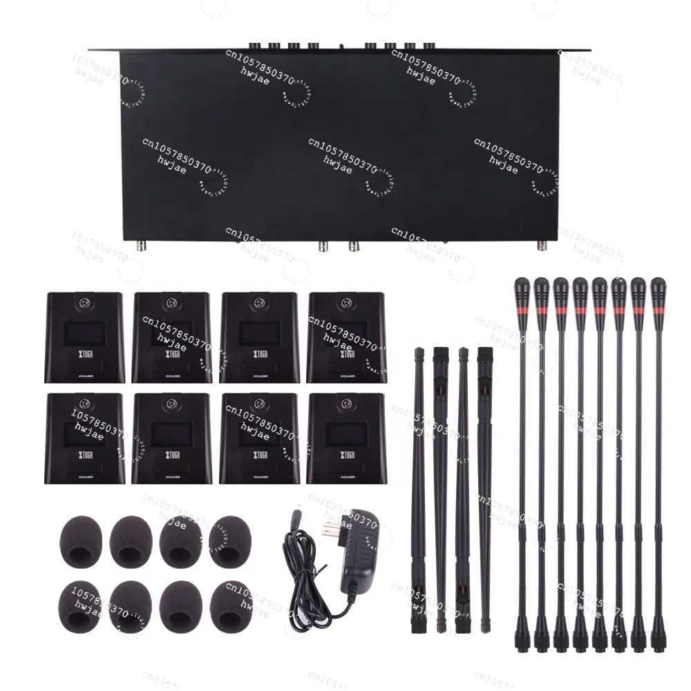 CM280 China Supplier Handheld 8 Channel Wireless Microphone Conference Goose Neck Microphone System