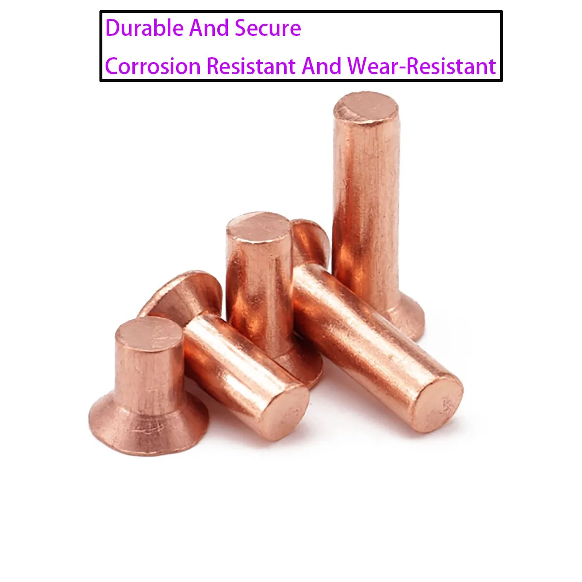 

Copper Countersunk Solid Rivet GB869 M2 M2.5 M3 M4 M5 M6 M8