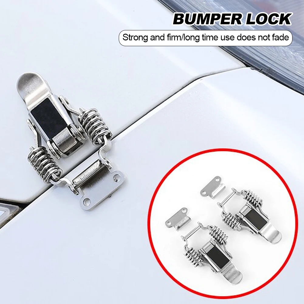 2 Pcs Fastener Clip Universal Security Hook Lock Clip Kit Bumper Quick Release Hook Lock Clip for Drone Car Accessories