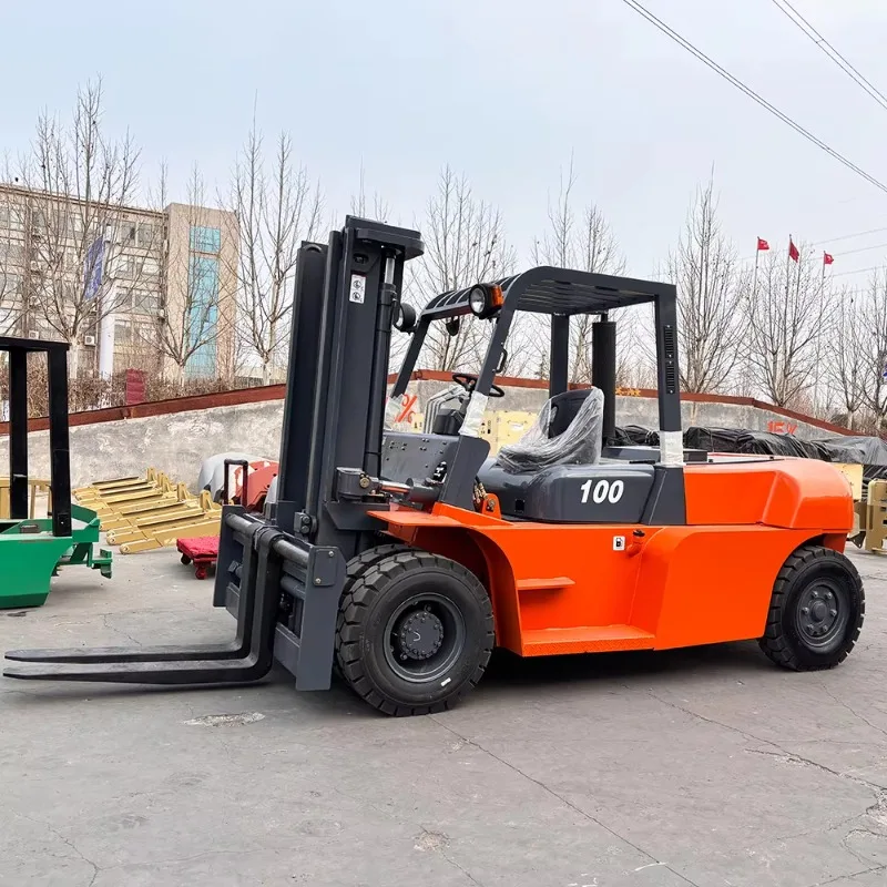 5 Ton 7T 10T Heavy Duty Diesel Forklift Isuzu Engine 4x4 Drive