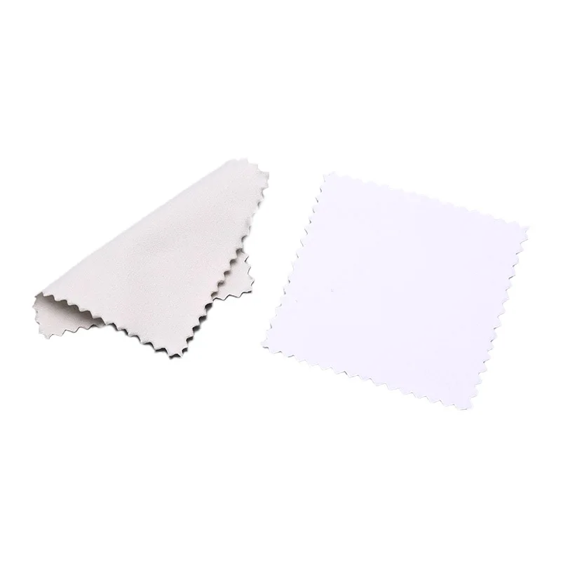 B*50 PCS/Bag 8cm  Silver Polishing Cloth Cleaner Jewelry Cleaning Cloth Anti-Tarnish Tool