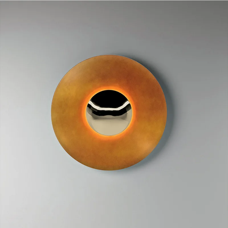 Modern Art Wall Light Luxury Designer Sconce Porch Bedroom Bedside Decor Round Kitchen Background Living Room UFO Creative Lamp
