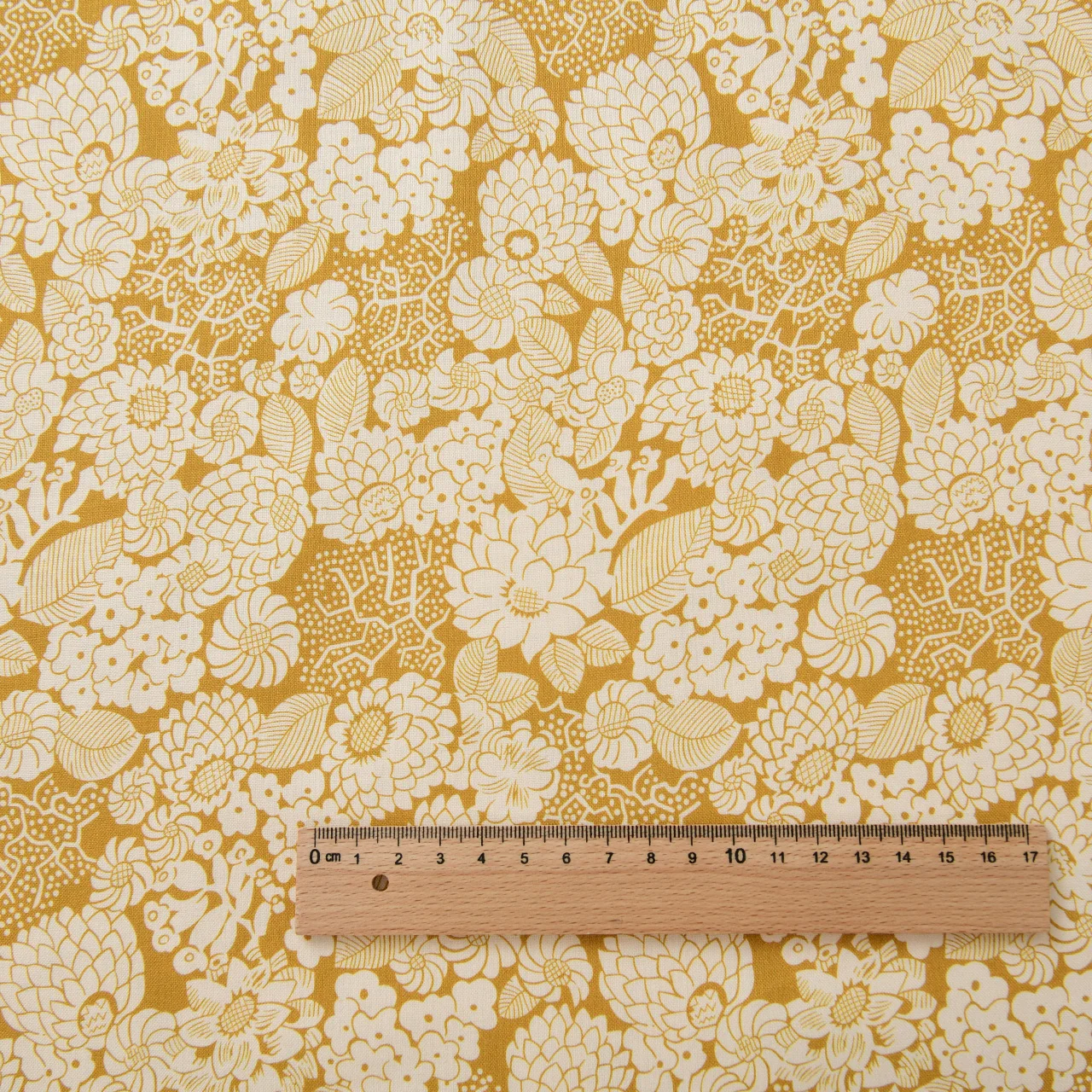 150x50cm 20s Landhausstil Frischer Blumenmuster Handgemachter DIY-Kleiderstoff für Puppenkleider Reine Baumwolle Weizenfeld-Webstoff – Detail 14