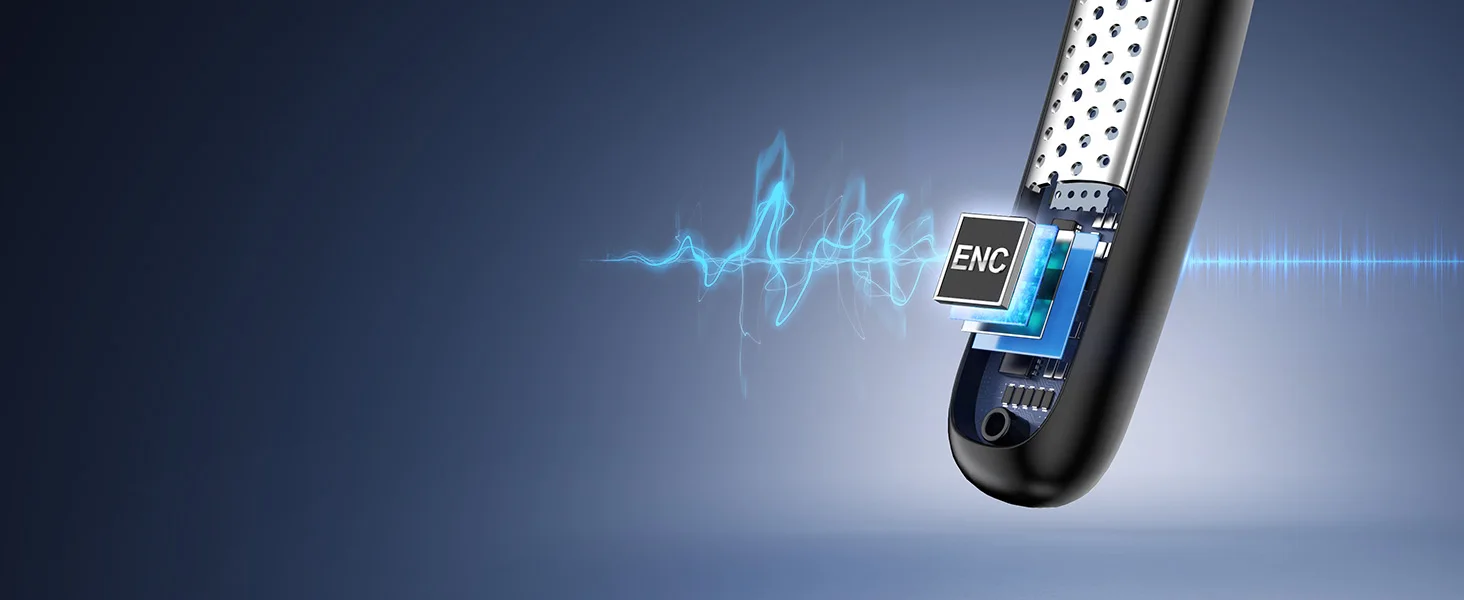Bluetooth-Headset, kabellose Bluetooth V5.4-Kopfhörer mit Mikrofon, kabelloses Multipoint Connect-Headset mit Geräuschunterdrückung und Mikrofon – Detail 4