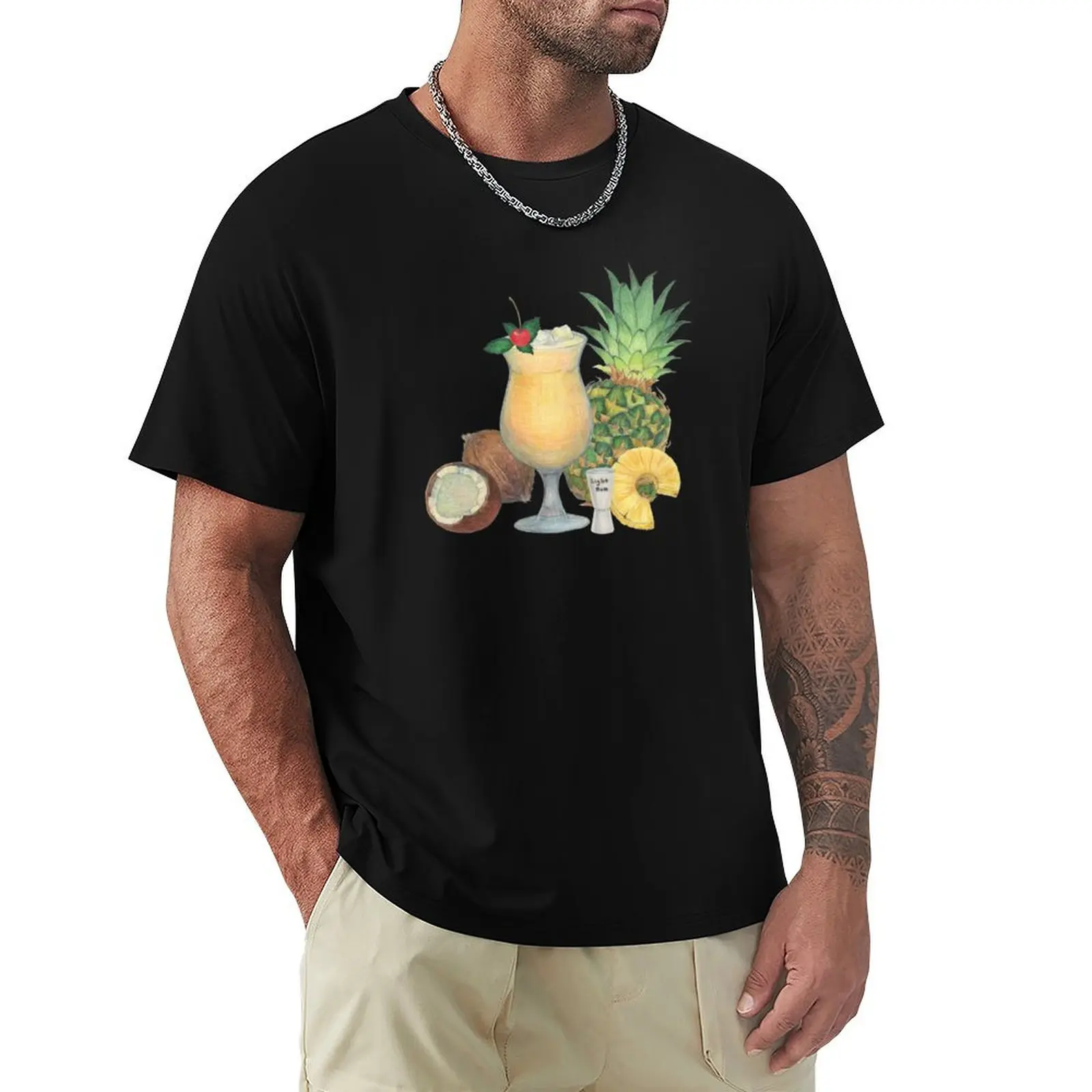 pina colada T-Shirt Comfort Stretch Tee Shirt