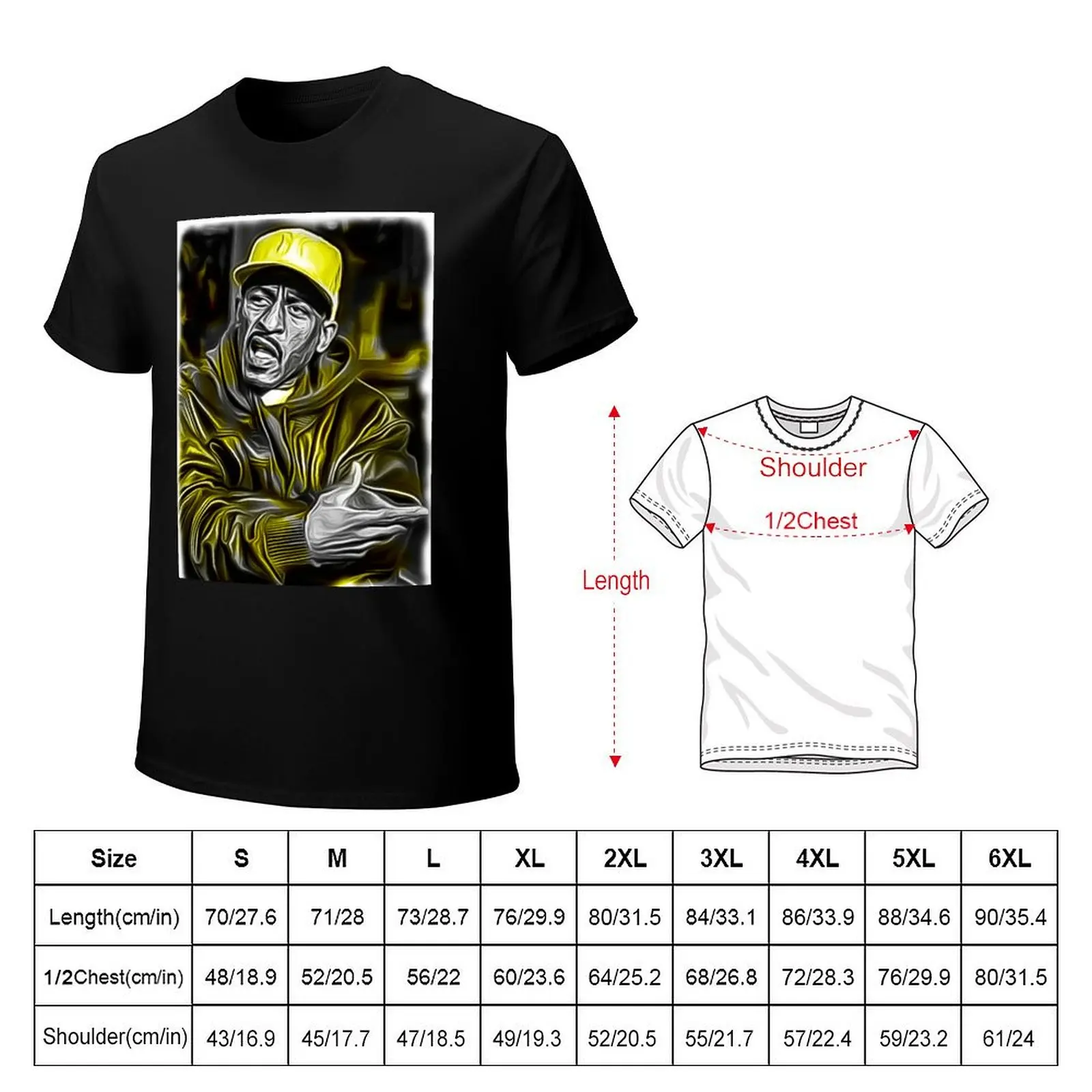 rakim print T-Shirt Blouse boys whites heavyweights T-shirts for men cotton