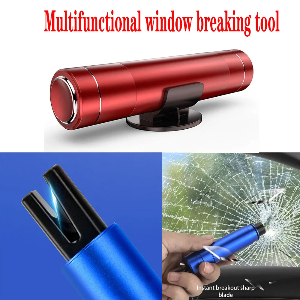 Multifunctional Car Safety Hammer Emergency Escape Tool with Window Breaking Feature Durable Window Breaking Artifact