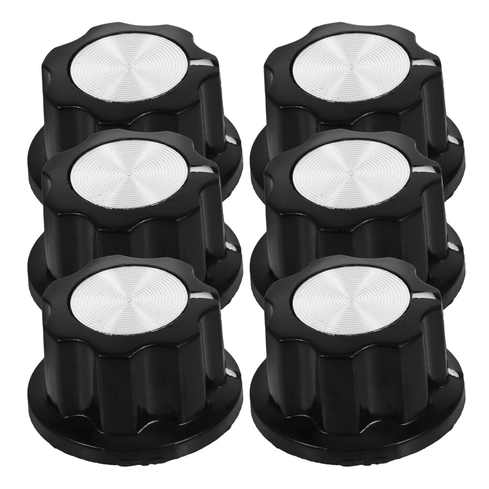 

6pcs Potentiometer Knob Cap Speaker Volume Control Tone Amplifier Guitar Effect Pedal Smooth Rotary Knobs Adjustable Button
