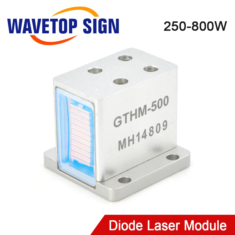 WaveTopSign Diode Laser Module GTHM Series 500W 250W 300W 350W 600W 800W for Hair Removal Side / Back / Bottom Water Out