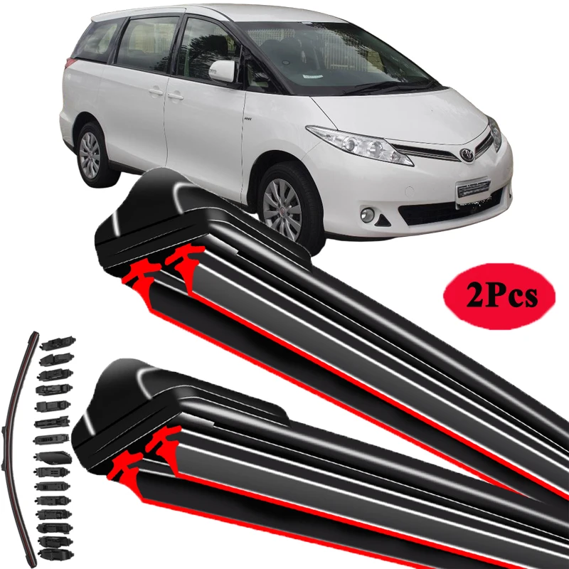 

For Toyota Previa 50 2006~2019 XR50 Estima Tarago Windscreen Windshield Wipers Car Accessories 2007 2008 2018 Car Wiper Blade