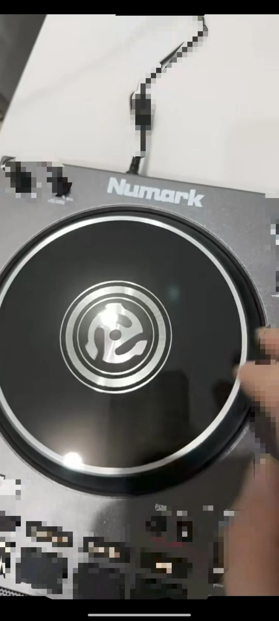 Transparent Protective Film (sticker) for Numark Mixstream Pro Turntable.Not DJ controller!