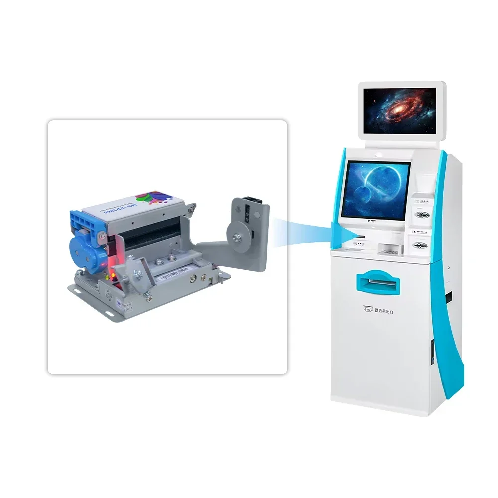 

l # Thermal Label Printer Wireless Blue Tooth Connection Ticket Printing Barcode Printer for Retail Embedded Self-service Kiosks