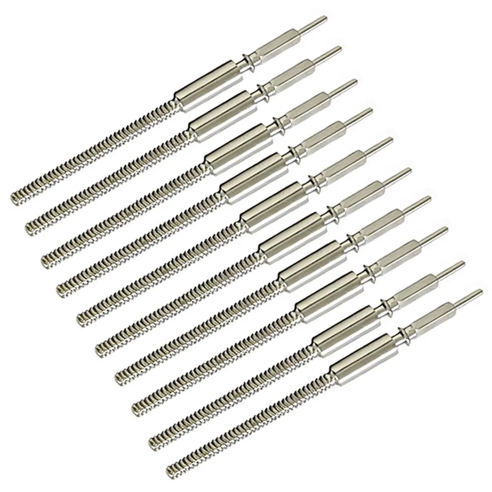 5/10Pcs Men Watch Stem for ST6 Movement Winding Stem Movement Crown Handle Rod Replacement Mechanical Watch Repair Tool