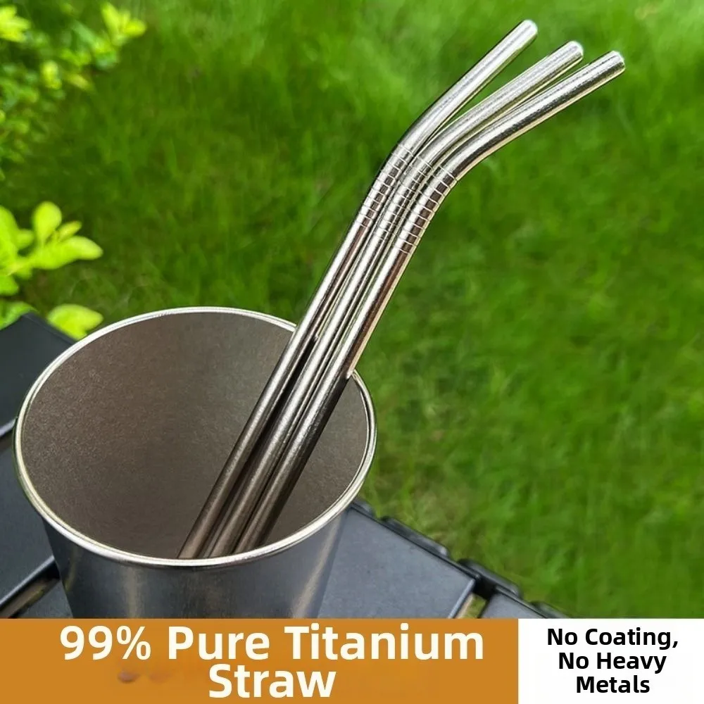 2pcs High Quality Small Size Coffee Cup Double Layer Multistyles Titanium Alloy Cup Coffee Spoon Teacup