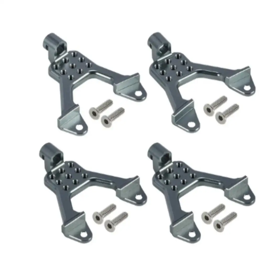 

RCGOFOLLOW 1/10 Aluminum Alloy Steady Shock Absorber Bracket Shock Absorber Amount For Axial SCX10 RC Car Part Black