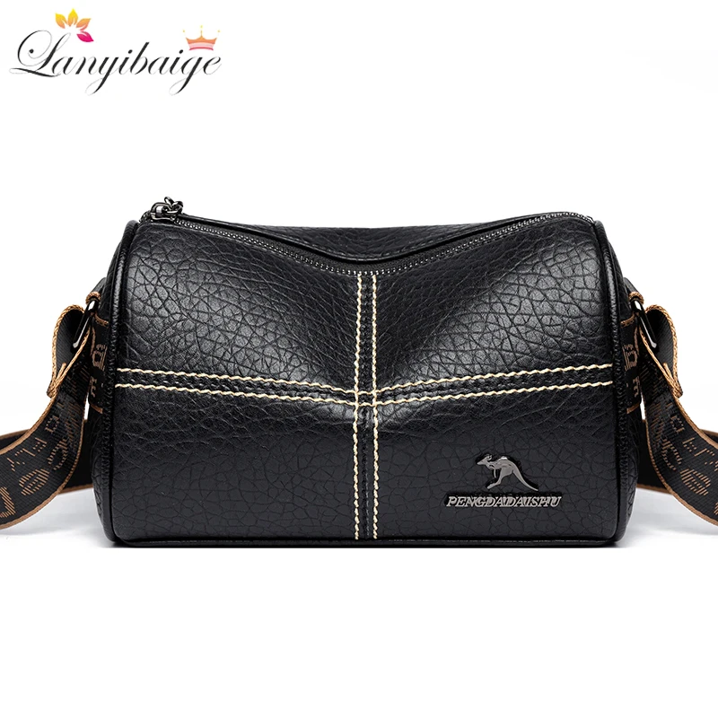 High Quality Soft Cow Leather Handbag Women Bag Luxury Brand Genuine Leather Shoulder Crossbody Bag For Female 2024 Ladies Tote