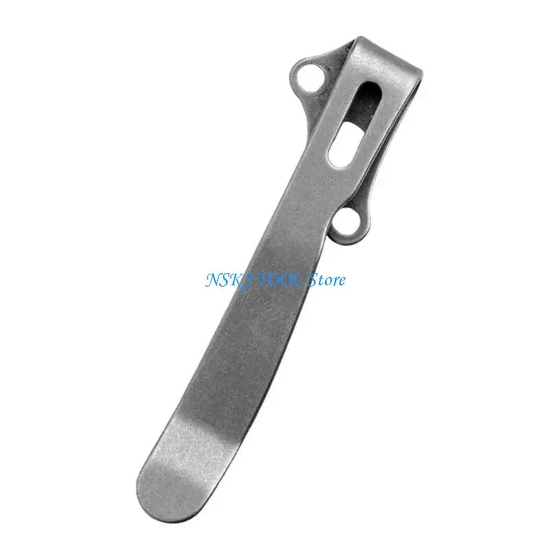 

L8RC Metal Pockets Clip Fit for Demko AD20 and AD20.5 Standard Back Clip Replacement Folding Pockets Cutter Accessories
