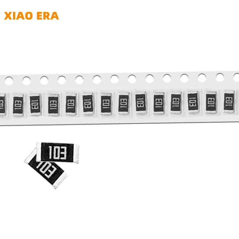 Kit Resistor SMD com Valor Total, Assorted Set, DIY Assorted Set, 1% de tolerância, 0R-22M, 5.6M, 6.2M, 6.8M, 7.5M, 8.2M, 9.1M, 10 Ohm, 2010, 100 PCes