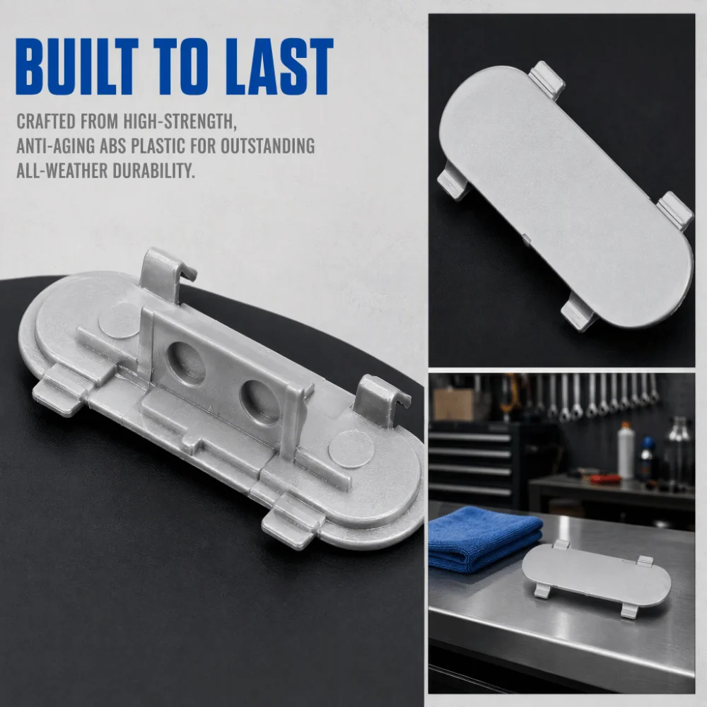 ABS Roof Rack Cover Silver 68141170AC, 53326066 Luggage Rail Trim Cap Luggage Rack Decor Cap for Jeep Cherokee 2014‑2019